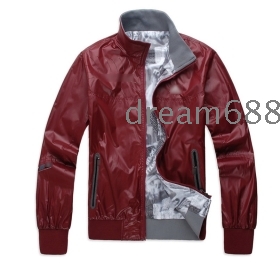 free shipping Autumn outfit new loose sports jacket with a thin coat of fat men increase two sides wear LiLing jacket