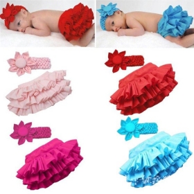 Free shipping 3sets/lot  skirt+headband PP  cake skirt+headbands size:80 90 100