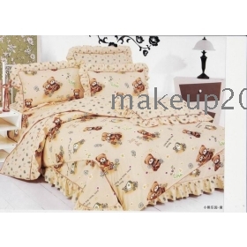 2012 Free shipping embroidered Bedding Set,100%cotton,Jacquard duvet cover,beddings and bed sets,bedclothes quilt cover,coverlet 
