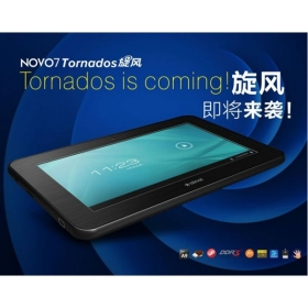 Ainol Novo 7 Tornados Android 4.0 Tablet PC 7 & quot; Amlogic Cortex A9 1GHz 1GB DDR3 8GB Câmera WIFI Tornado está chegando