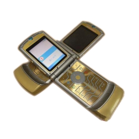Eredeti V3i DG telefon kártyafüggetlen Arany Limited MobilePhone Ingyenes házhozszállítás