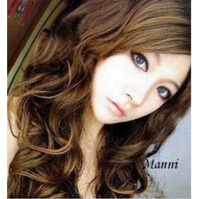 Womens Girls Fashion Long Full Wavy Hair party Wig 3 Colors Available +free gift Wig Cap