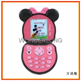 Mickey Mouse C101 mobile phone cartoon phone lovely cartoon phone Dual card dual standby, FM radio, quad-band phone SH4 