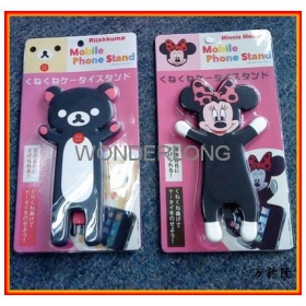 Hotsale Rilakkuma Bear Mobile Phone Stand For i, Cellphone Holder Handphone 