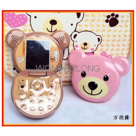 2012 new Children Bear cartoon hand phone Cute phone, unlocked mobilephone cartoon mobile phone, kids cell phone SH4 