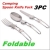 Stainless Steel Camping Foldable Spoon Knife Fork Hiking Cookout Picnic Cutlery
