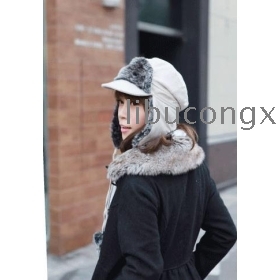 free shipping brand new women's Protective ear cap warm necessary lei feng cap the plane travel cap 0805