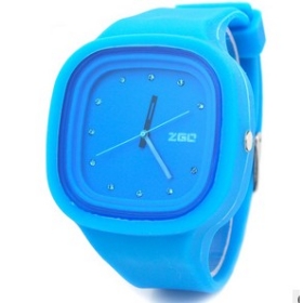 Fashion Quartz Watch ,Sport Watch, Colorful Silicone Jelly Wacth 1pcs 