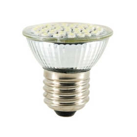 Free shipping-E27 48 LED High Brightness Spot Light Lamp (Silver)