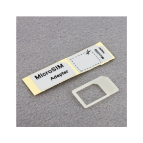 Free shipping,Micro SIM Card/SIM Adapter/Converter for   /i(White)