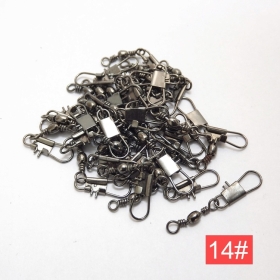 100pcs/lot fishing cross-lock snap/swivels quick change swivel 100% brand new fishing tools tackle ZH05