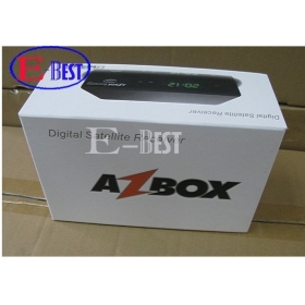 Azbox Bravissimo receptor de satélite gêmeo Tuner Suporte Nagra3 Decoder Az Box Bravissimo HD Linux OS Para a América do Sul em Stock