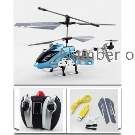 Free Shipping Shipped from USA Warehouse 4CH 4-CH AVATAR F103 Mini Metal RC Helicopter GYRO TOY Blue 