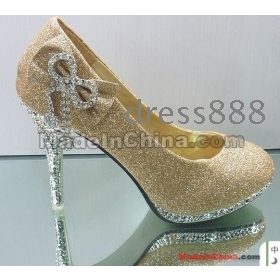 2012 forró eladni gyémánt esküvői cipő sarka vízálló cipő fél cipő Menyasszonyi esküvői cipő EUR méret: 35-39 ingyenes szállítás