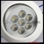 10PCS 220V 7*1W 630-660LM High Power Ceiling Light Down Recessed Lamp White/WARM WHITE FREE SHIPPING