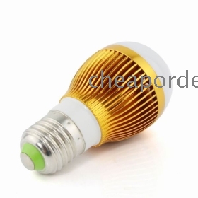 30PCS BRAND New E27 270-300LM 3*1W White/Warm white Screw Spotlight LED Light Bulb Lighting Lamp free shipping