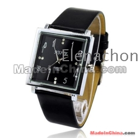 Model 20 Fashion watch quartz watch leather watch T735 Japan movement 3 colors 10pcs/lot+Free shipping