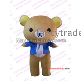 High Quality Cute Rilakkuma Mascot Costume Rilakkuma Fancy Dress Rilakkuma Bear Mascot Costume Free Shipping FT30151