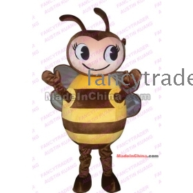 Mignon Hornet costume de mascotte de costume de mascotte de guêpe abeille costume de mascotte de la livraison gratuite FT20066
