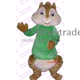 New Arrival High Quality EVA Material Theodore Mascot Costume Alvin and the Chipmunks Mascot Costume With Fan & Helmet FT30354