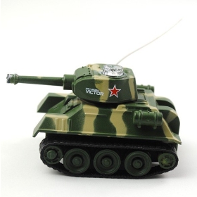 Wholesale Free Shipping Mini Radio Control Simulated  Tank-7 Model (49MHz) Toy Tank