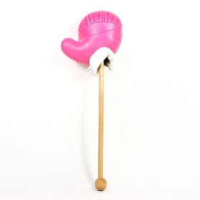 Uudet ja Hot Hieronta Fist Massager Hammer Stick Nahka Vaaleanpunainen väri Free Shipping