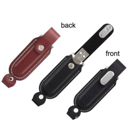 2GB Flash Memory USB 2.0 Leather Pen Drive U Disk 2GB USB Flash Drives