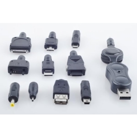 NEW Universal USB Mobile Phone Charger 10 Adapter Kit