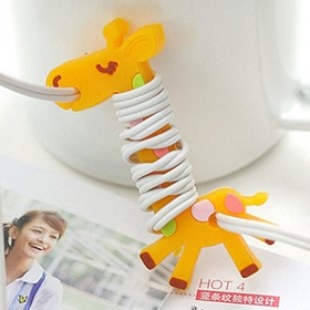 Freeshipping---Roll Friends Fancy Animal cable fixer/organizer,Phone / Mp3 cable winder ,Promotion gift