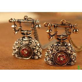 Min.order je 15 $ (mix pořadí) 2013 New Arrial klasická telefonní diamantový náhrdelník s přívěskem, šperky velkoobchodní 4102