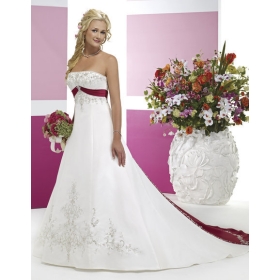 Wholesale cheap White Wedding Dress/2012 new Fashion Wholesale  Dress Wedding Gown & cheap wedding Dresses & Party Dresses/size 4 6 8 10 12 14 16 18 20 22  24 plus size(romanticweddinggown) 288