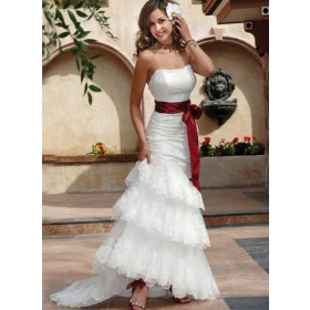 Hot sprzedaży tanie Biała suknia ślubna / Fashion Dress Bridal Suknia ślubna & Tanie Suknie ślubne & Rrom Dresses/size6 8 10 12 14 16 18 20 22 24 559 plus size