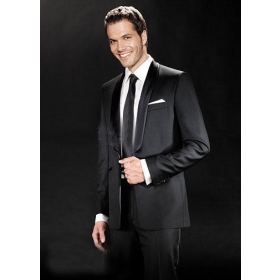 Free Shipping!!Wholesale cheap men's suits/Brand new Fashion black business suits,wedding suits/wedding tuxedo &Bridegroom suit/suit include Jacket+Pants+Tie+Vest / any Color Available 010