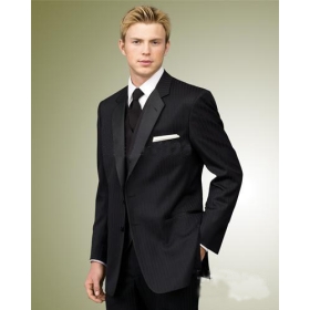 Wholesale cheap men's suits!!Free Shipping!!/Brand new Fashion black business suits,wedding suits/wedding tuxedo &Bridegroom suit/suit include Jacket+Pants+Tie+Vest / any Color Available 21029