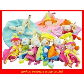Hot Selling Nicotoy Cuddle Cloth With Rattle Soft Plush  Toy CE MARK Cute Nictotoy Plush Toys