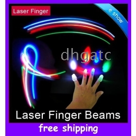 Nagyker - Ingyenes szállítás, LED Finger Light, Laser Finger, lézer ujj gerendák, fél ellátás