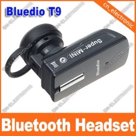 Gratis verzending : Nieuwe Bluedio zwarte T9 mini bluetooth draadloze headset