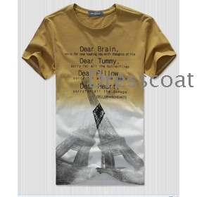 Summer outfit Mann Paris Eiffelturm Kurzarm-T- Shirts kultivieren irgendjemandes halbe Hülse T- Shirt rot