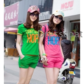 De nieuwe lente kleding van de vrouwelijke geld chun xia Zuid -Korea Leisure Suit sportkleding han editie grote werven gezondheid van vrouwen kledingstuk sets