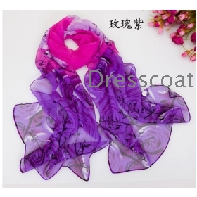 Ms snow spins long adornment silk scarves scarf shawls new joker  gradient