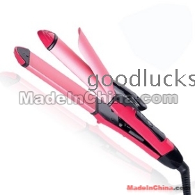 Free shipping  mini ceramic coatings for straight hair straight perm and roll the plywood curling irons  Straightening Irons