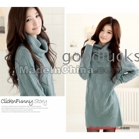 2011 new autumn outfit han edition qiu dong long dress thick cultivate one's morality render a long-sleeved sweater