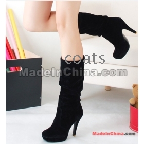 2011 new Taiwan in the spring and autumn period and the leopard grain Europe and the waterproof boots with female cone high boots do big yards