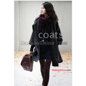 2011 new han edition dress from fall/coat cashmere coat