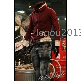 Free shipping Man LiLing cardigan into color leisure han edition zipper male knitting outside Size:M-L-XL-XXL     118