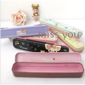 UMI in South Korea stationery little fresh tea bag pig pencil case pen boxes pencil-box small tin box receive a case 