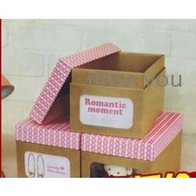 Ricevere buoni prodotti ~ 3 F218 ~ importazione carta kraft pieghevole polvere riceve una scatola per ricevere scatola