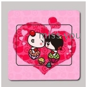 Creative νοικοκυριό κόκκινο αγάπη τους λάτρεις κούκλα Κίνα DIY διακόπτη stick / μόδα τοίχο stick A601