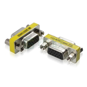 free shipping , 15 Pin SVGA VGA Female to Female Gender Changer Adapter  15pin VGA Female to Female Connector Adpater