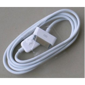 FreeShipping 100PCS/lot USB-кабель для Ipod 4 3Gs док USB дата кабель для IPad Apple,